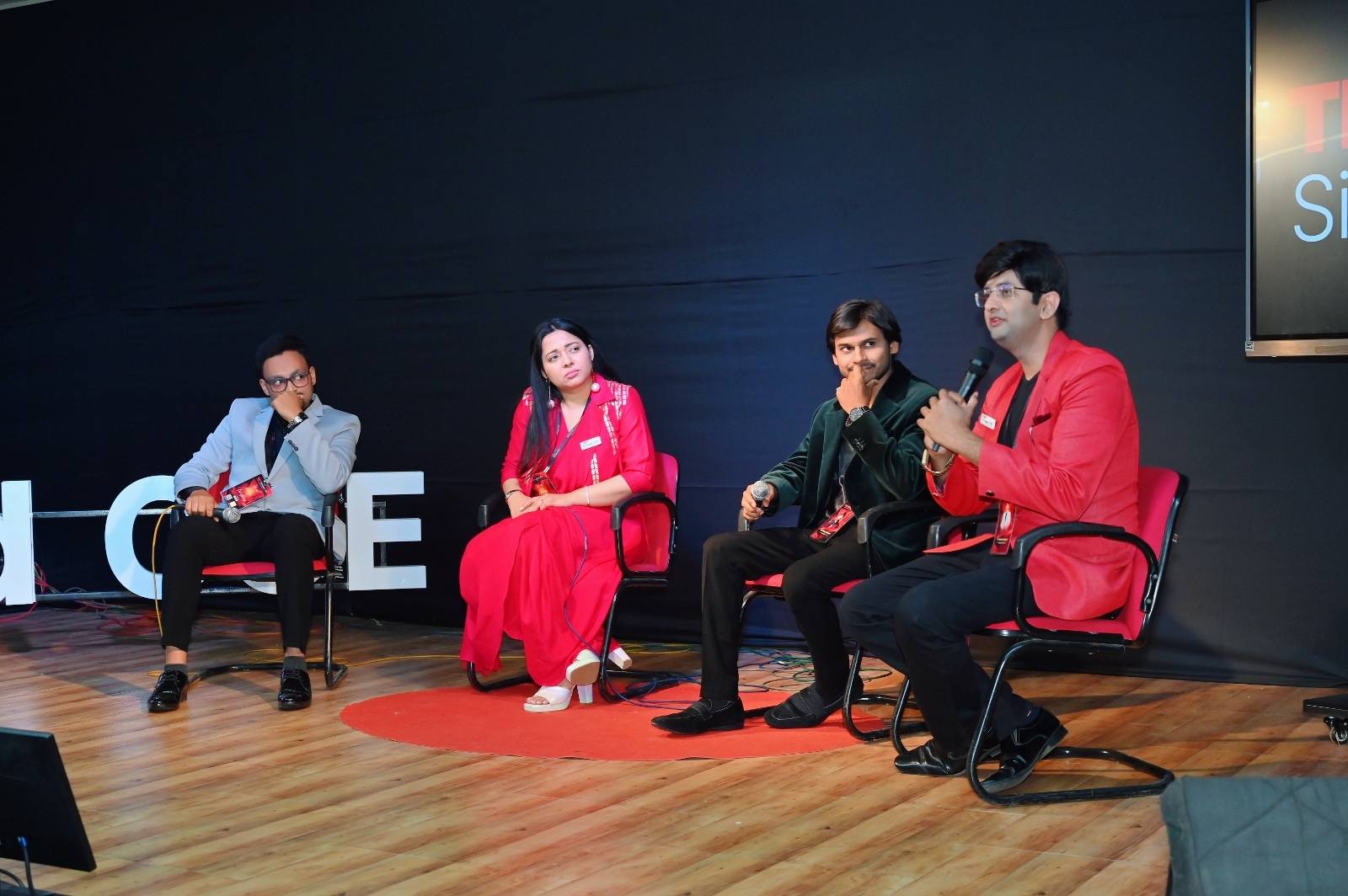 Interacting with other TED speakers